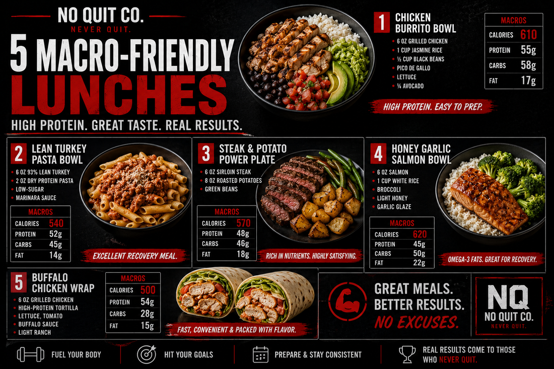 5 Macro-Friendly Lunches for Muscle Growth and Fat Loss