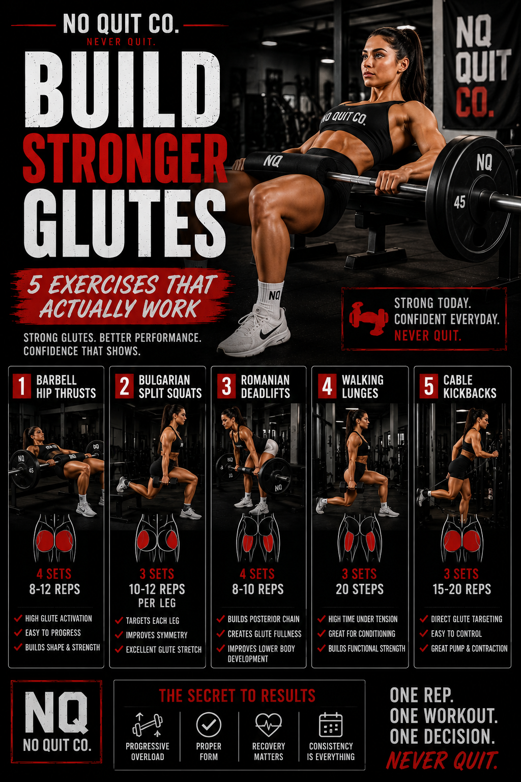 5 Glute Exercises That Actually Work
