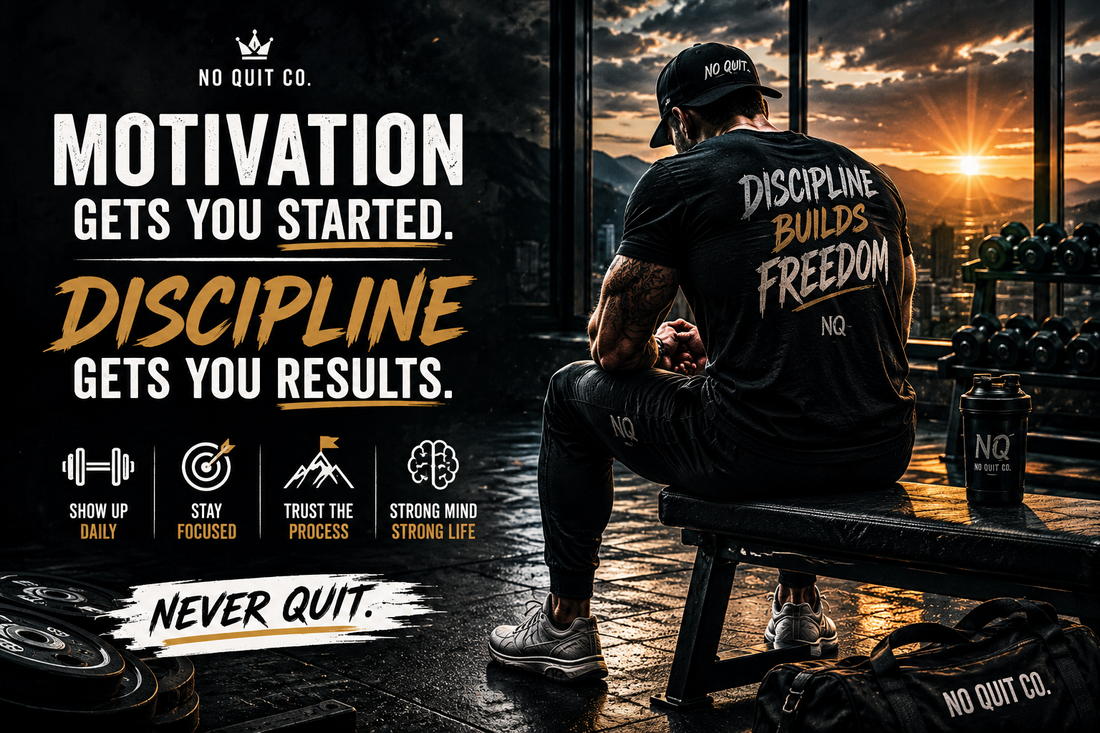 Motivation Gets You Started. Discipline Gets You Results.