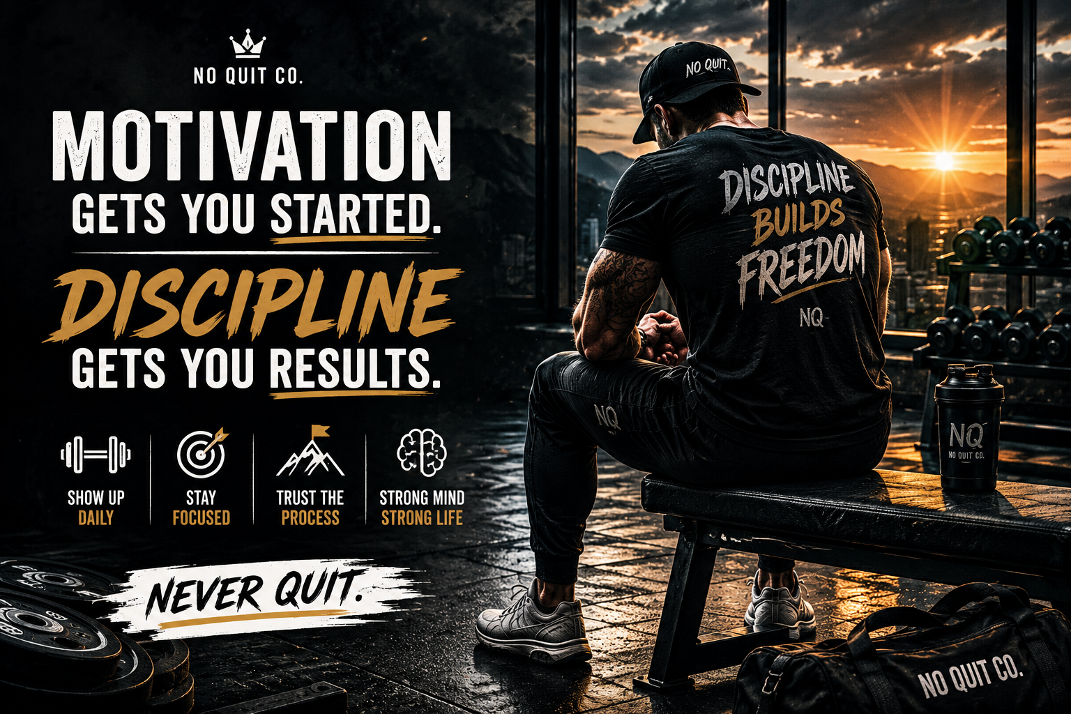 Motivation Gets You Started. Discipline Gets You Results.