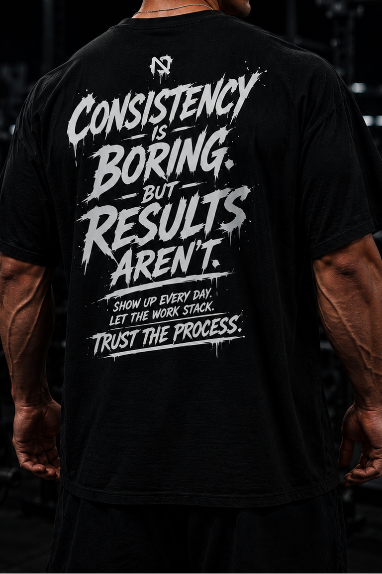 Consistency Oversized Heavyweight Gym T-Shirt #2