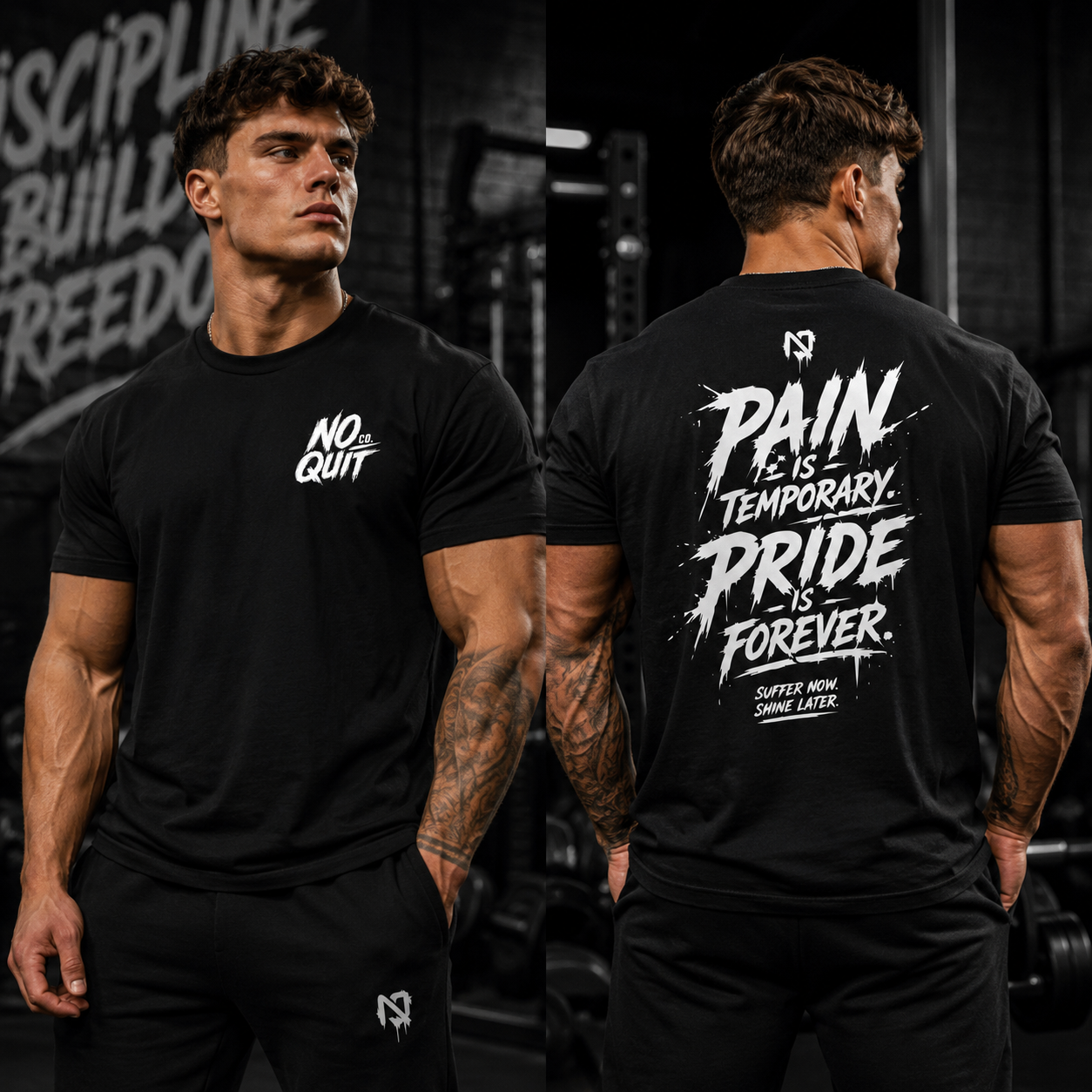 Pain Is Temporary Pride Is Forever Oversized Heavyweight T-Shirt