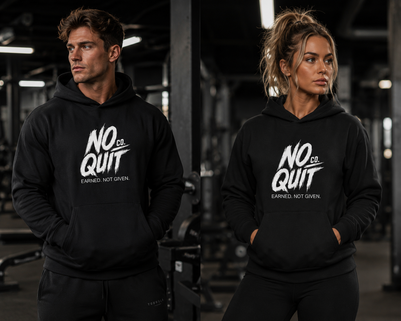 No Quit Co. Earned Not Given Heavyweight Hoodie