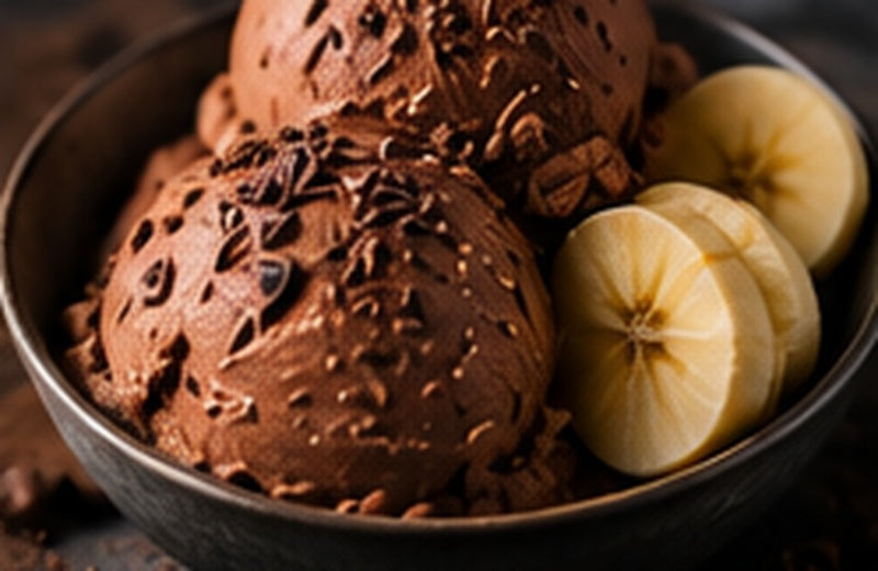 Chocolate Banana Protein Nice Cream