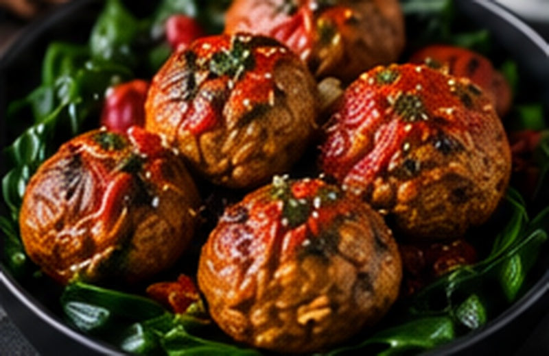 Turkey Meatballs and Greens